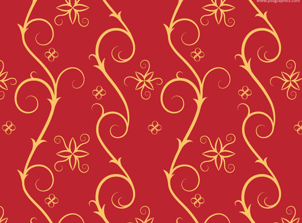 Seamless red pattern