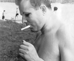 Yuri Gagarin in Dolgoprudny