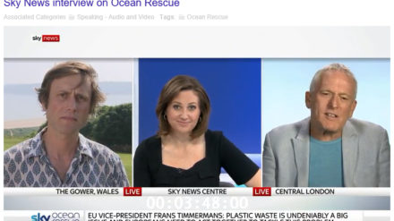 Sky News interview on Ocean Rescue