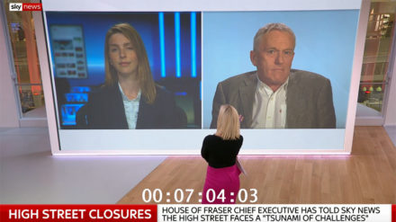 Sky News interview on High Street closures
