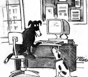 On the internet, nobody knows you're a dog