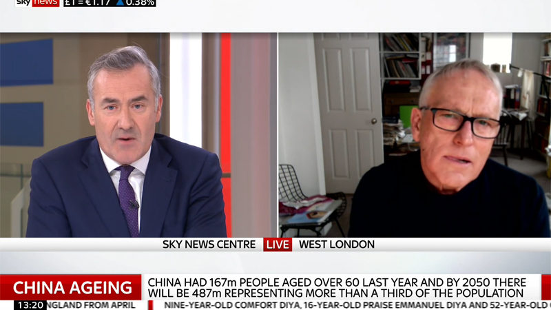 Sky News on ageing in China